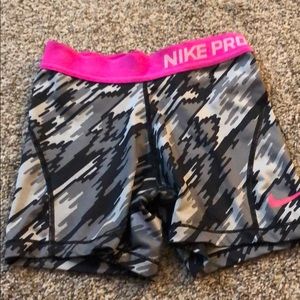 Girls spandex shorts Nike